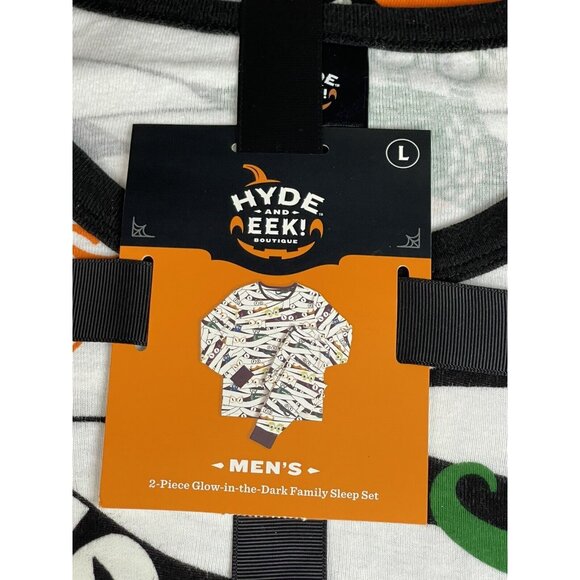 Hyde & EEK! Men's Large Mummy Halloween Matching Family Pajama Set - Picture 2 of 8